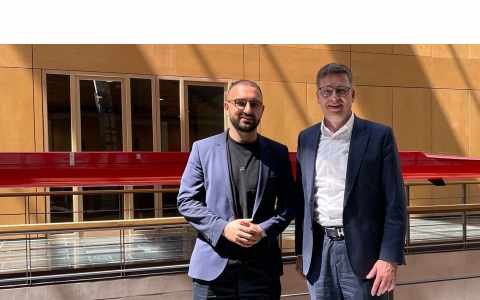 BDF traf sich zum Austausch mit dem Bundestagsabgeordneten Kassem Taher Saleh