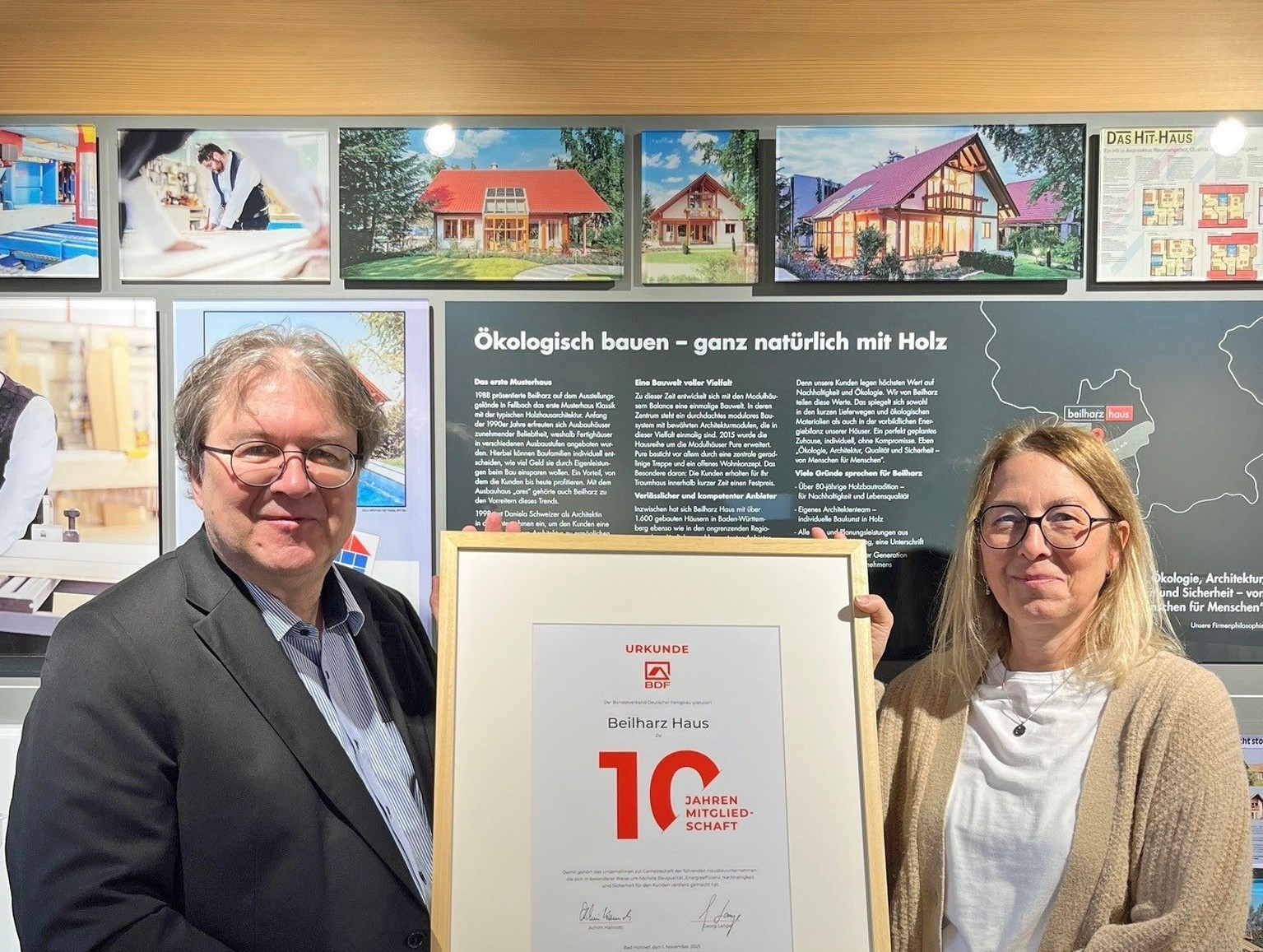Seit zehn Jahren im Bundesverband Deutscher Fertigbau: